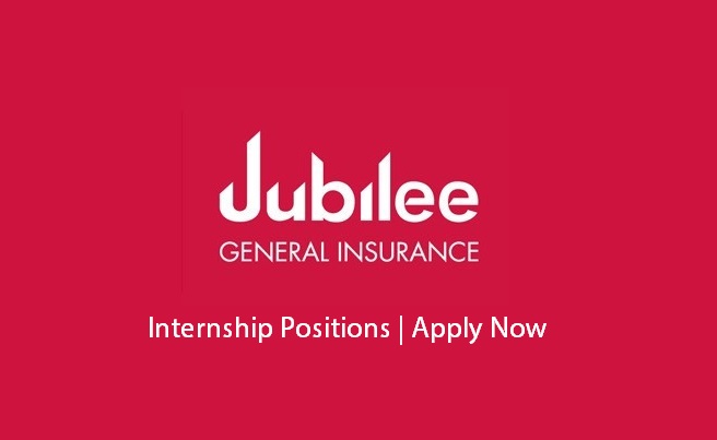 Jubilee Life Insurance Company Limited Internship April 2020
