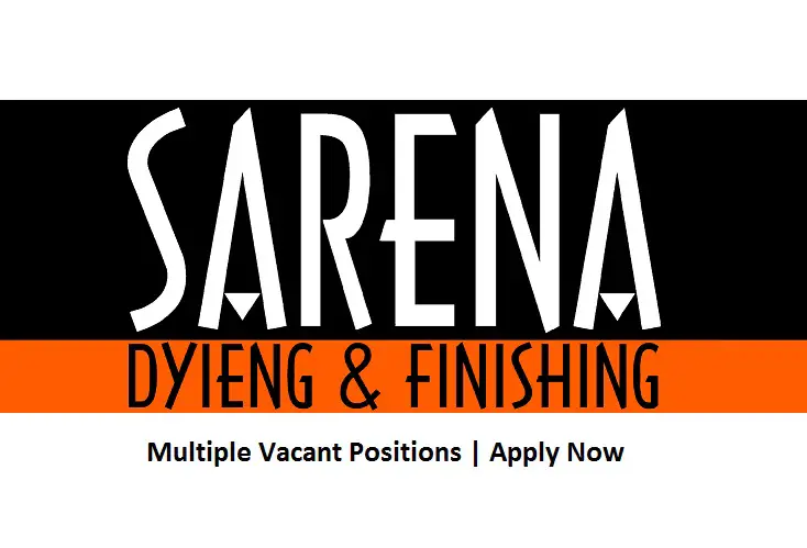 Sarena Industries Jobs Feb 2018