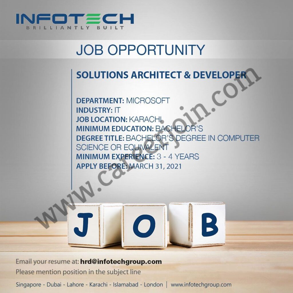 InfoTech Group Jobs 18 February 2021 01 Picture