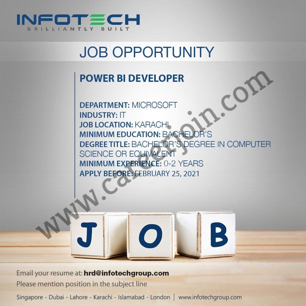 InfoTech Group Jobs 18 February 2021 Picture
