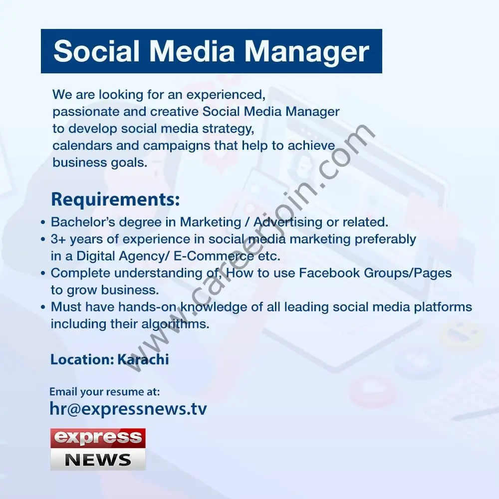 Express News Jobs Social Media Manager