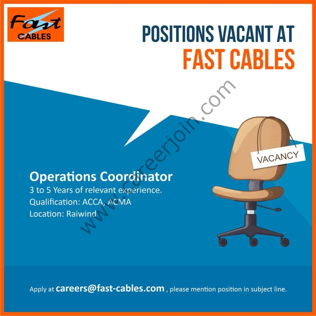 Fast Cables Limited Jobs July 2021 01