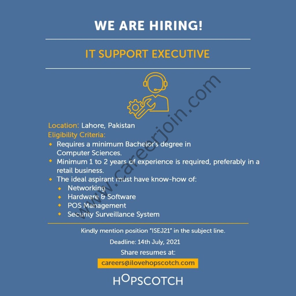 Hopscotch Pakistan Jobs June 2021 01