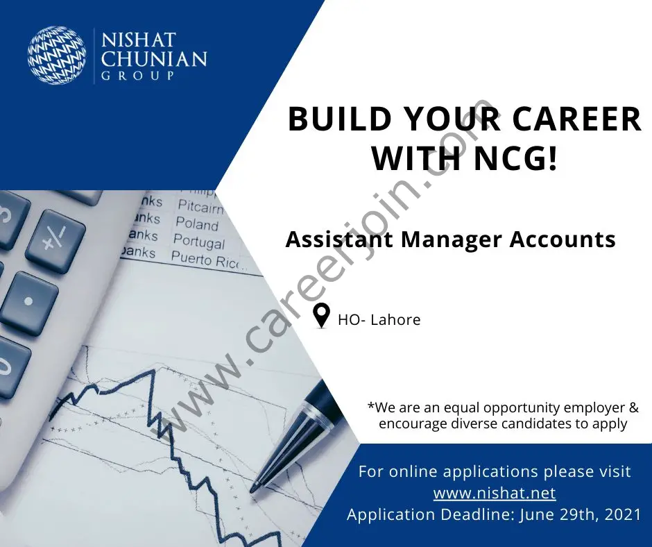 Nishat Chunian Group Jobs Assistant Manager Accounts
