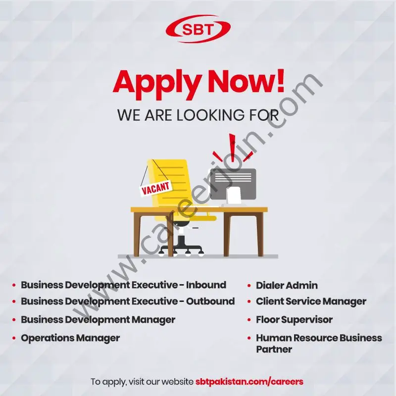 SBT Co Ltd Jobs June 2021