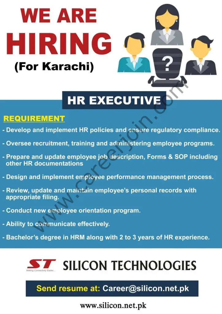 Silicon Technologies Jobs HR Executive