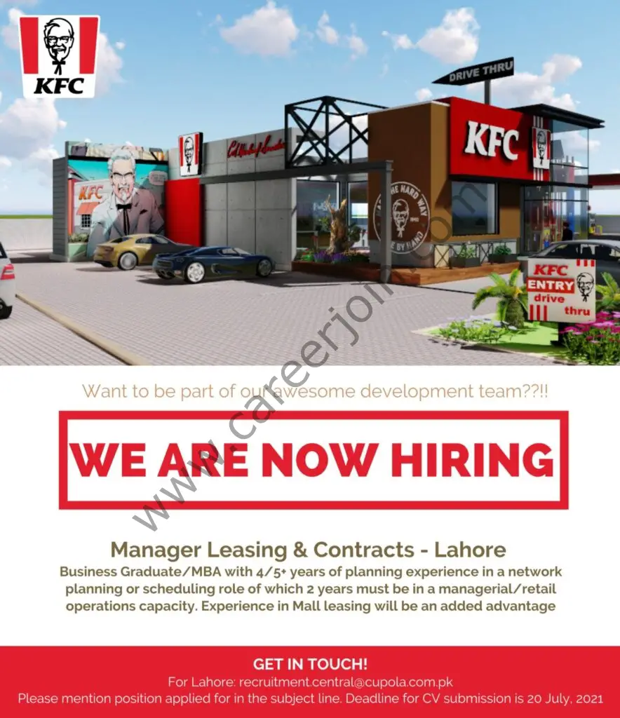 KFC Pakistan Jobs July 2021 02
