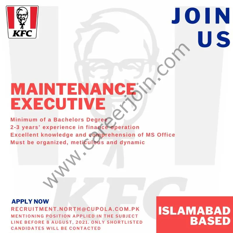 KFC Pakistan Jobs 30 July 2021 01