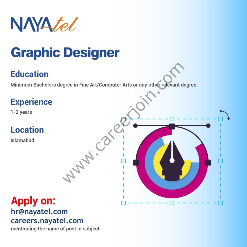 Nayatel Pakistan Jobs Graphic Designer