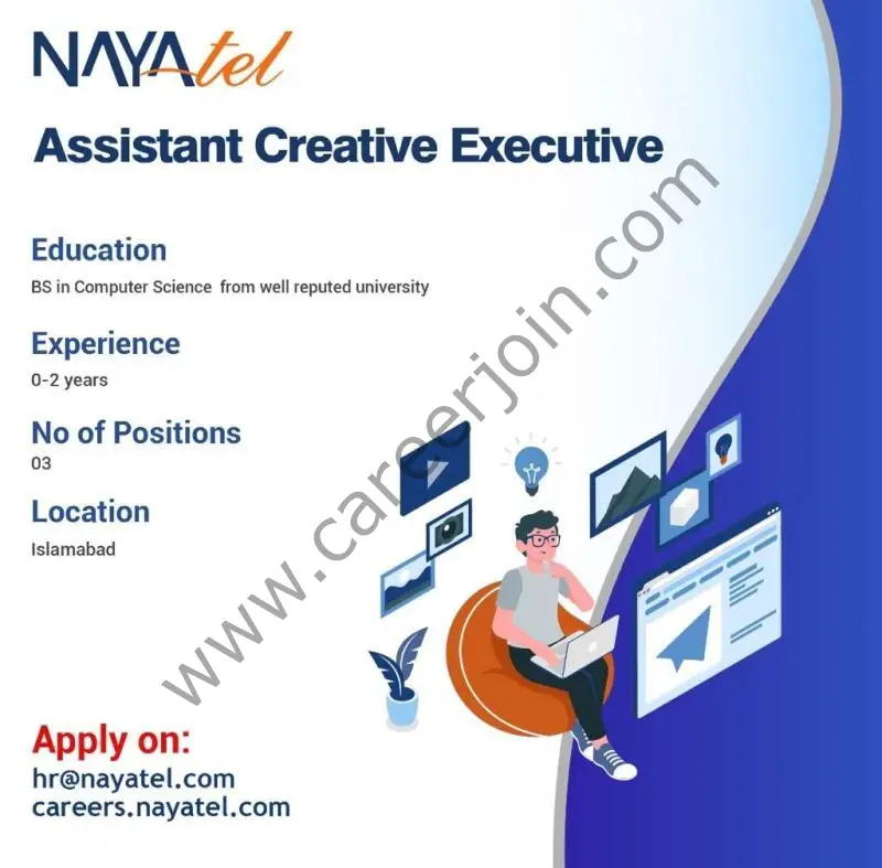 Nayatel Pakistan Jobs Assistant Creative Executive