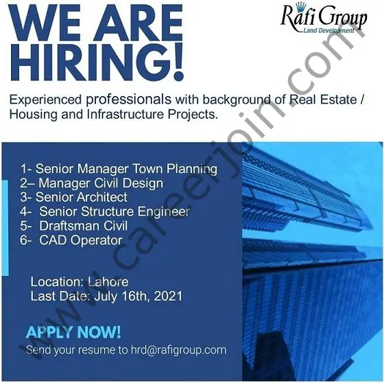Rafi Group Jobs July 2021 02