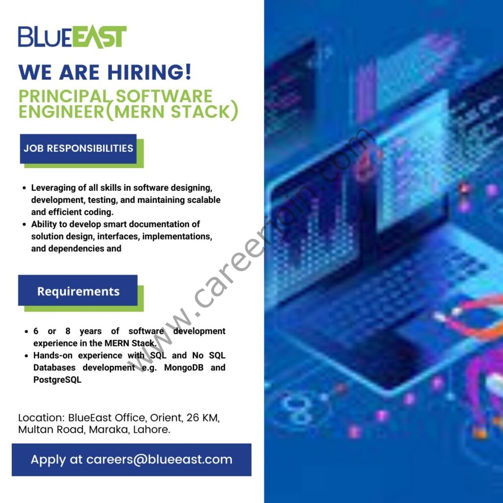 Blue East Jobs 09 August 2021 01