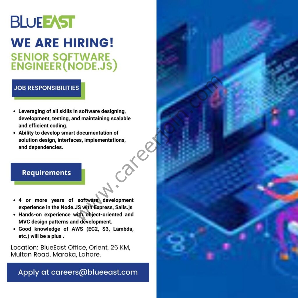 Blue East Jobs 09 August 2021