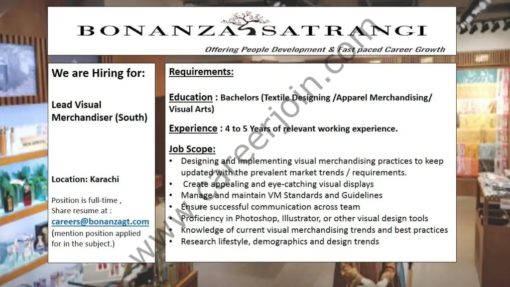 Bonanza Satrangi Pakistan Jobs 09 August 2021