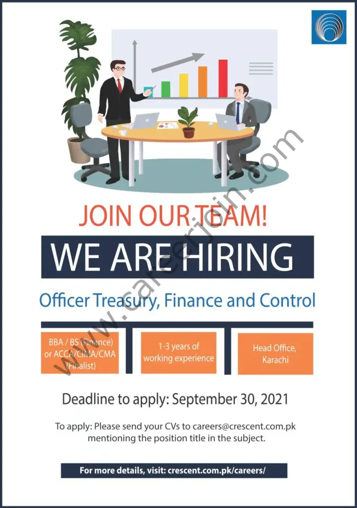 Jobs Officer Treasury Finance and Control 01
