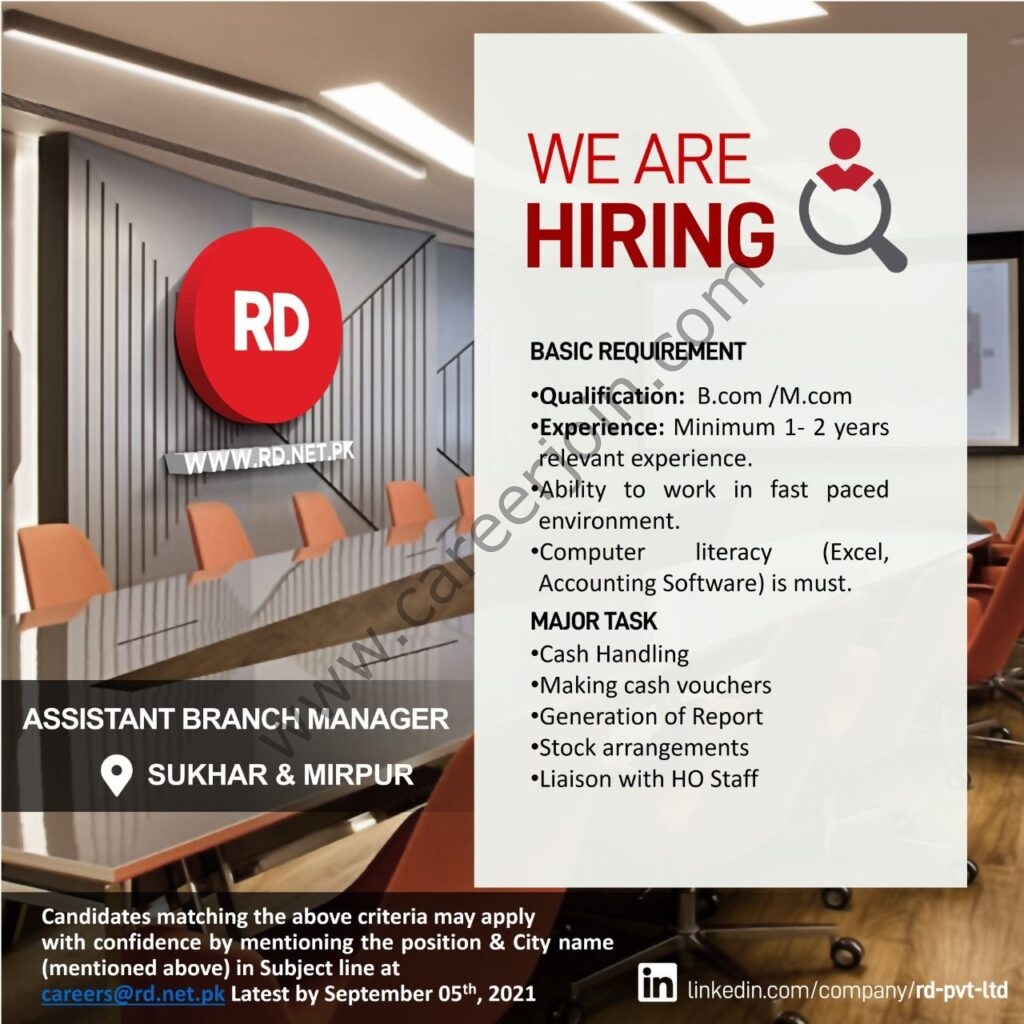 RD Ruba Digital Pvt Ltd Jobs September 2021 03