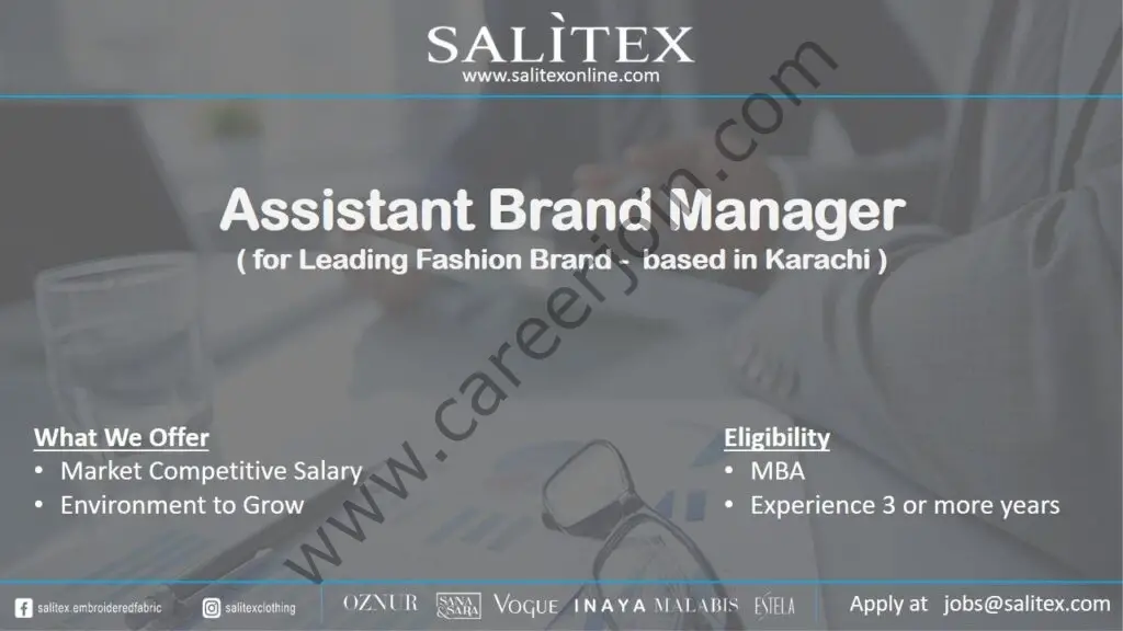 Salitex Pakistan Jobs 09 August 2021