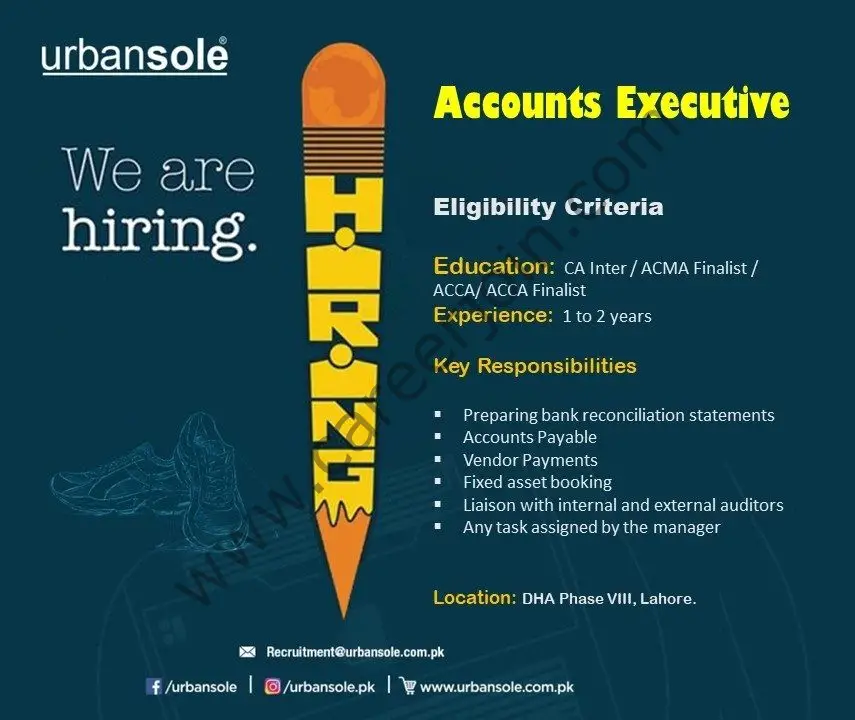 Urbansole Jobs Accounts Executive 01