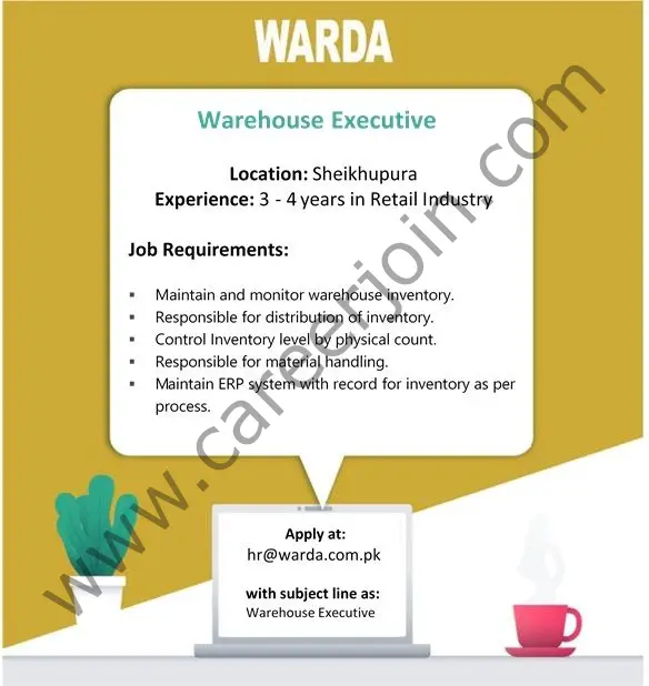 WARDA Designer Collection Pvt Ltd Jobs 10 August 2021