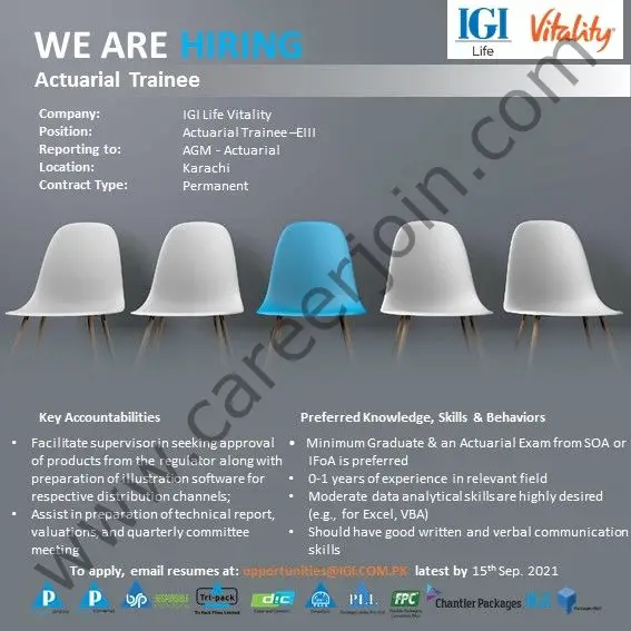 IGI Life Insurance Company Limited Jobs September 2021 04