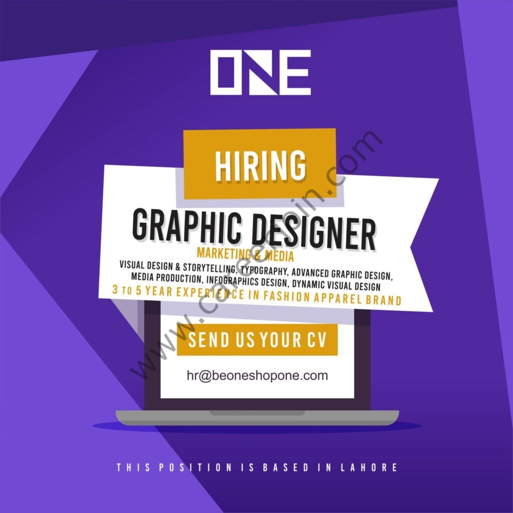 One Life Apparels Pvt Ltd Jobs Graphic Designer 01