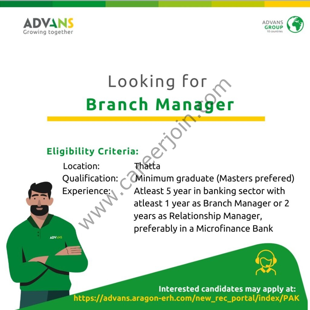 ADVANS Pakistan Microfinance Bank Ltd Jobs October 2021 01