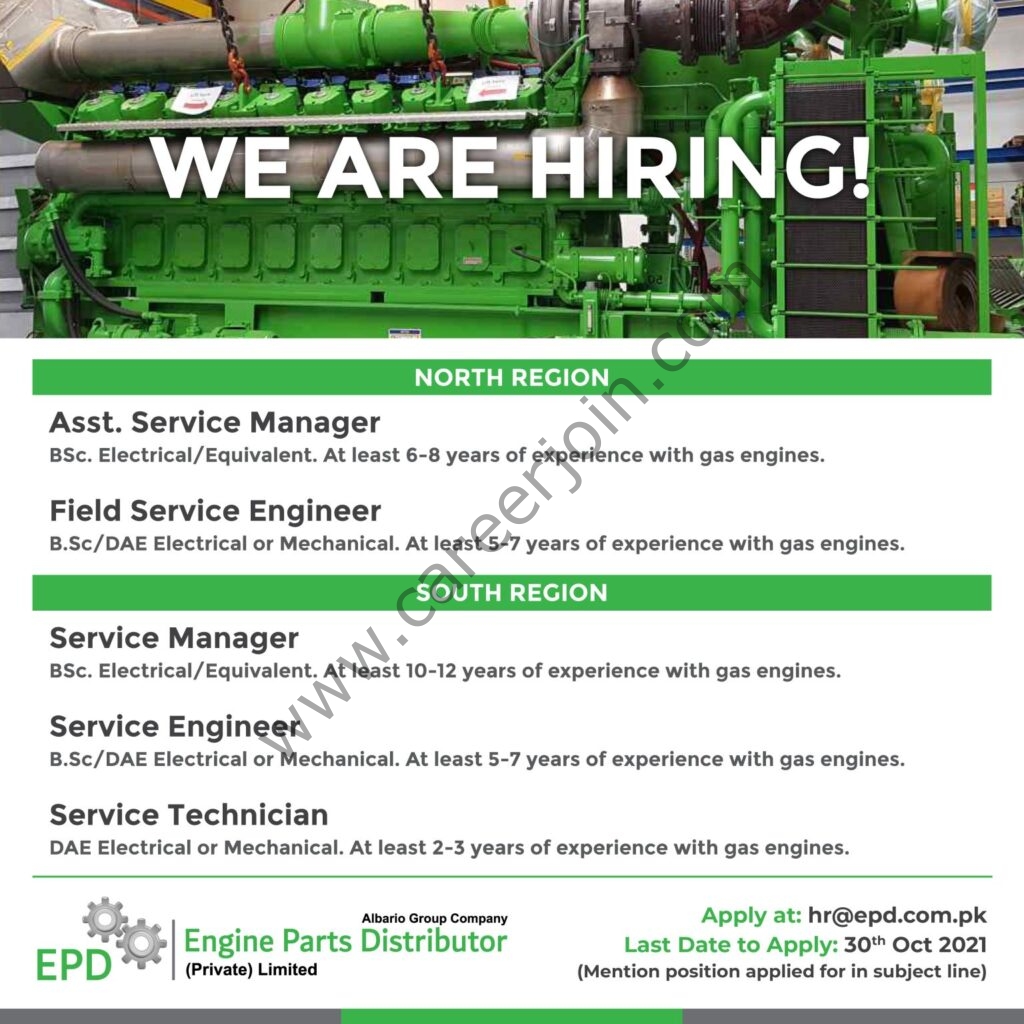 EPD Albario Group Company Jobs October 2021 01