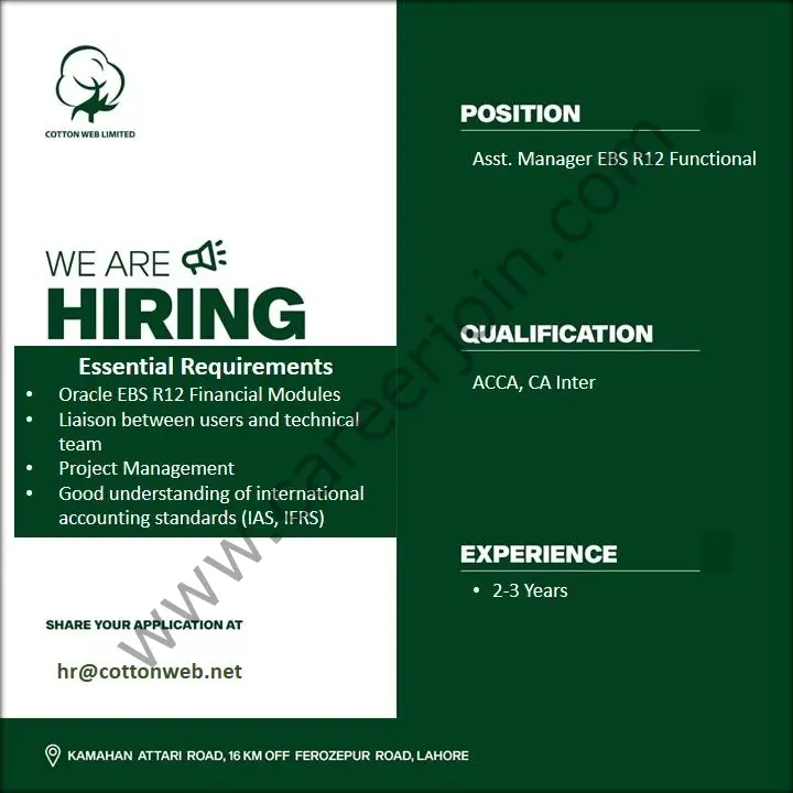 CottonWeb Limited Jobs October 2021 01