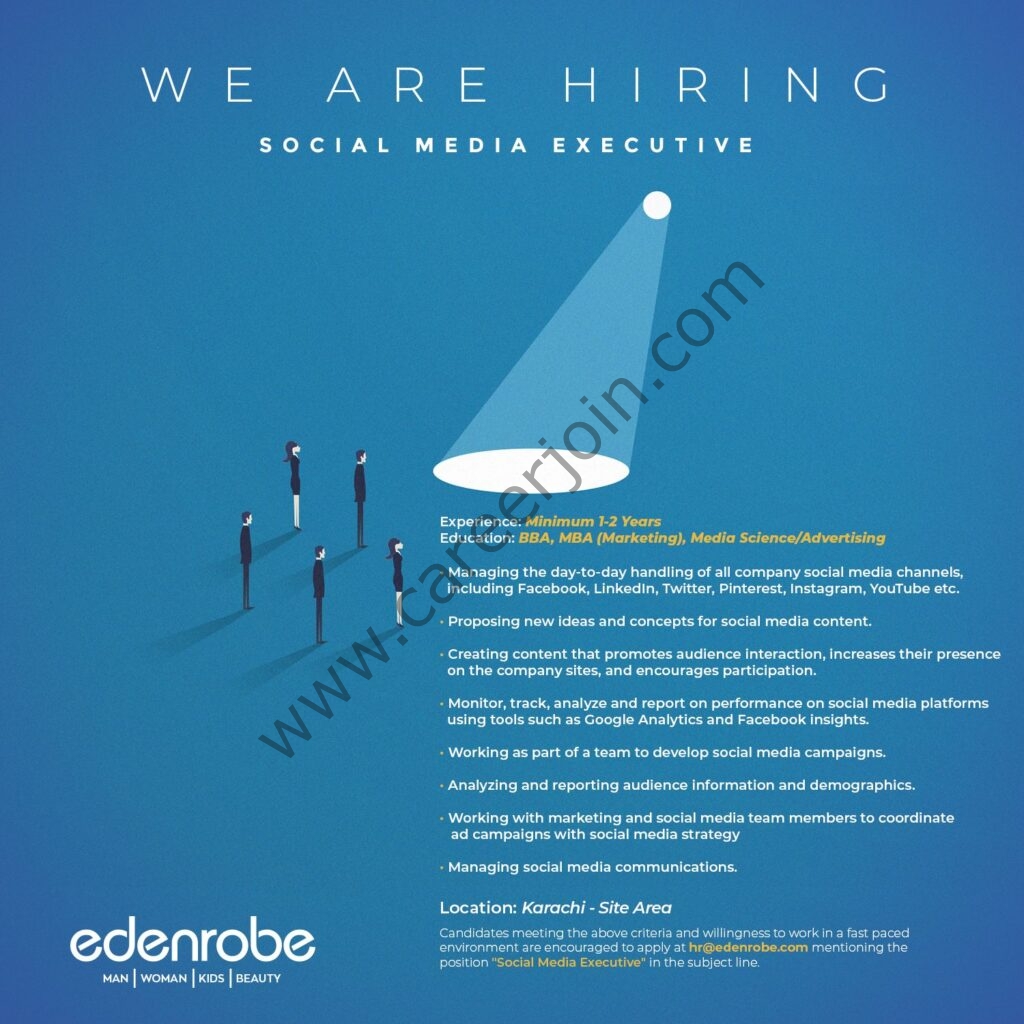 Edenrobe Jobs 28 October 2021 03