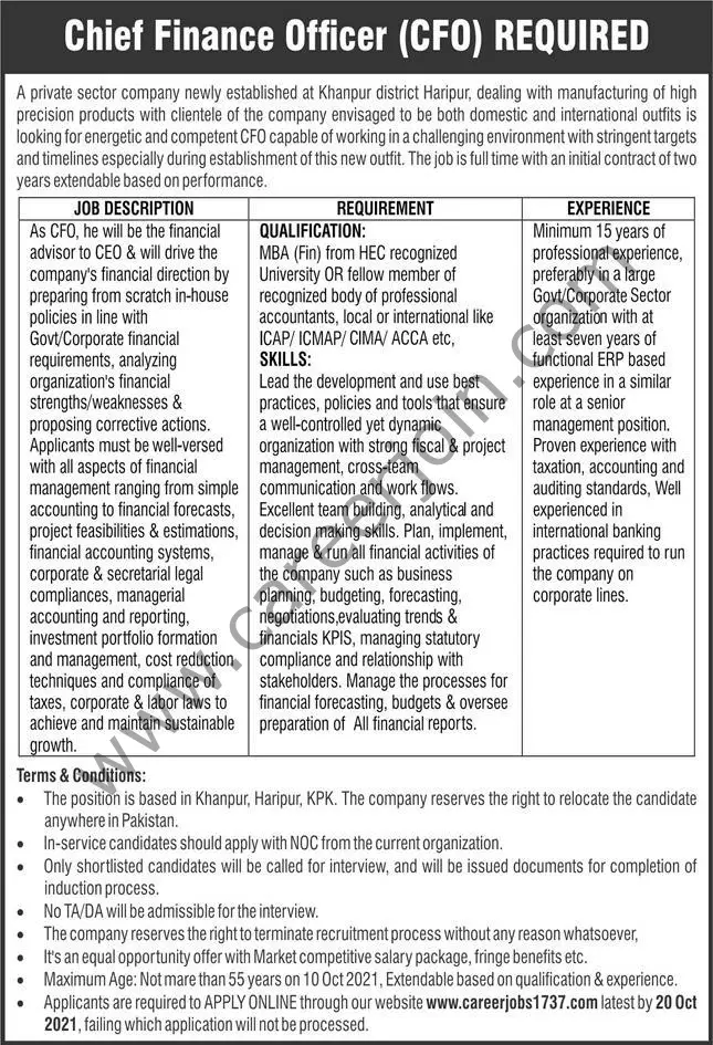 Private Sector Company Jobs 10 October 2021 Express 01