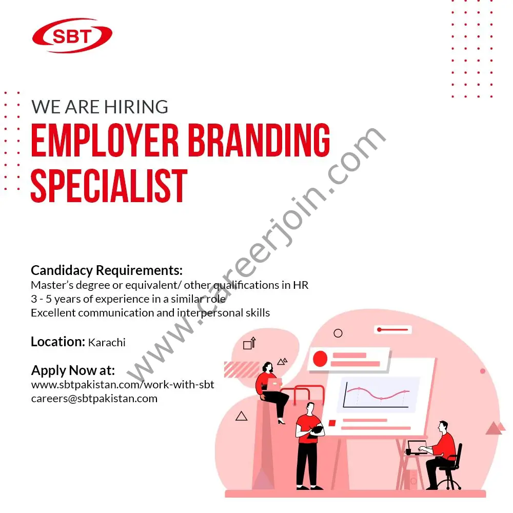 SBT Pvt Ltd Jobs Employer Branding Specialist 01