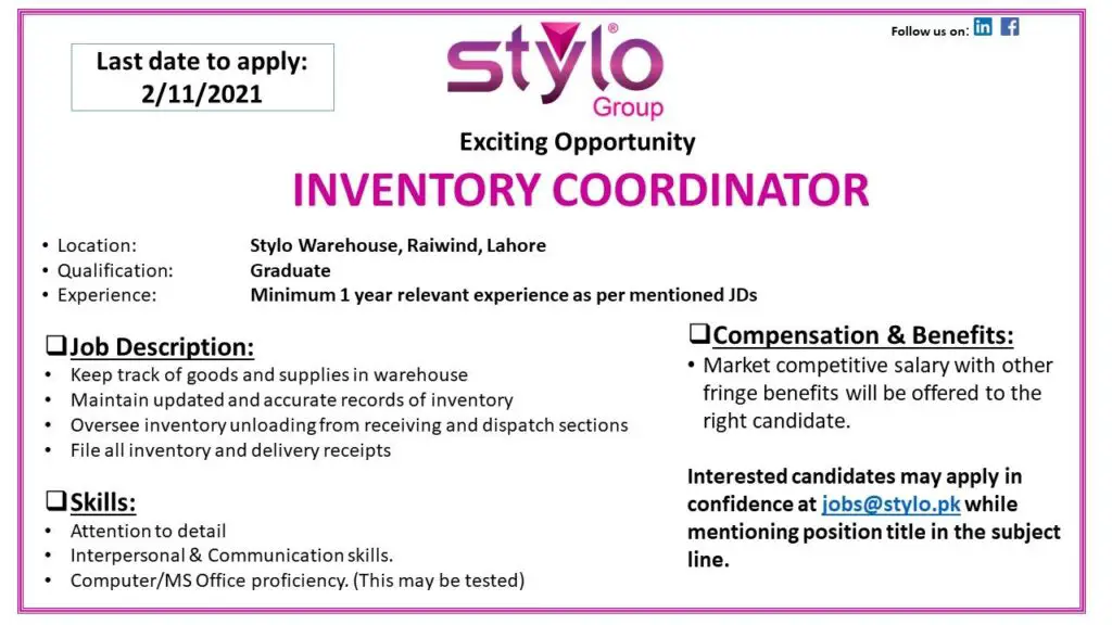 Stylo Pvt Ltd Jobs November 2021 06