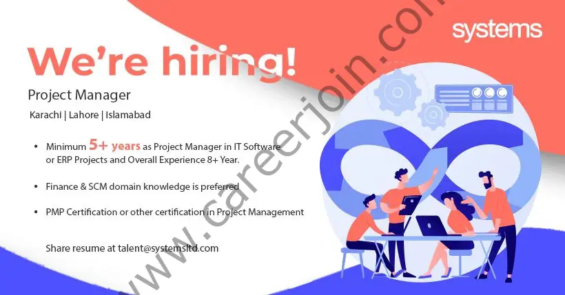 Systems Limited Jobs Project Managers 01