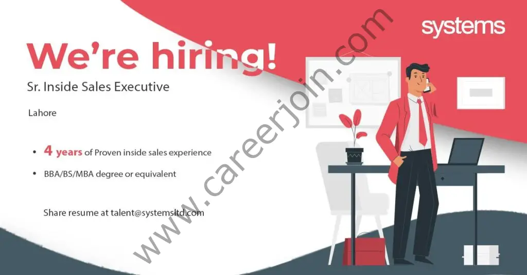 Systems Limited Jobs Sr Inside Sales Executive 01