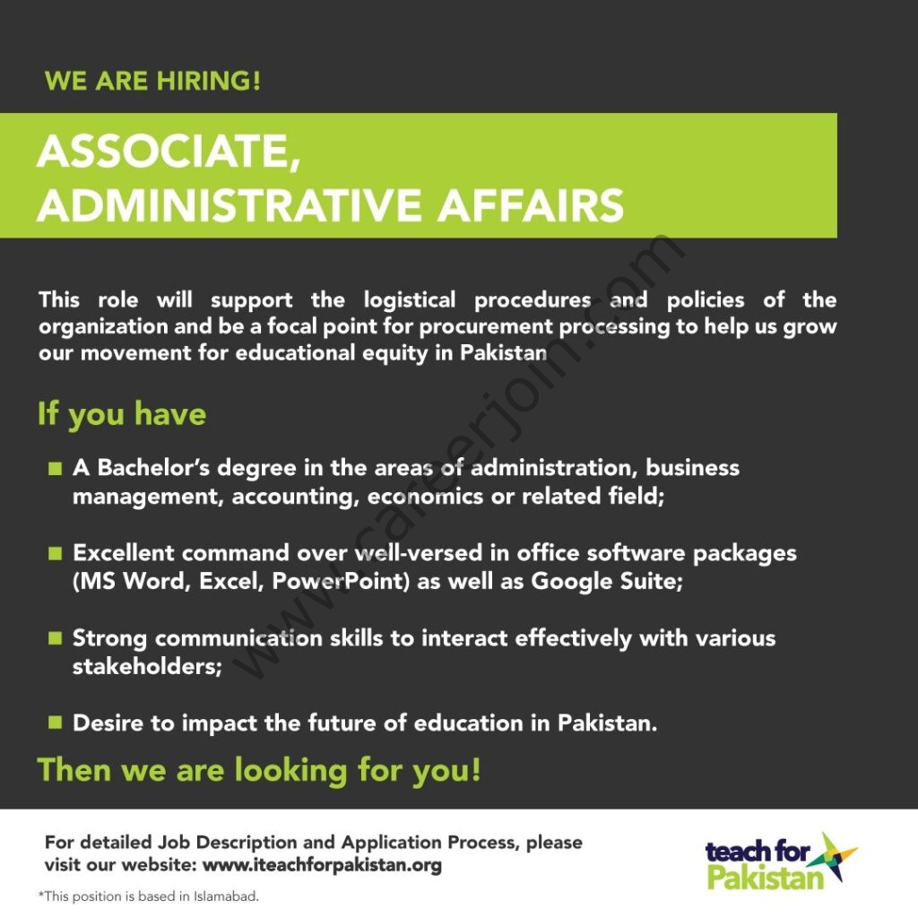 Teach for Pakistan Jobs October 2021 08