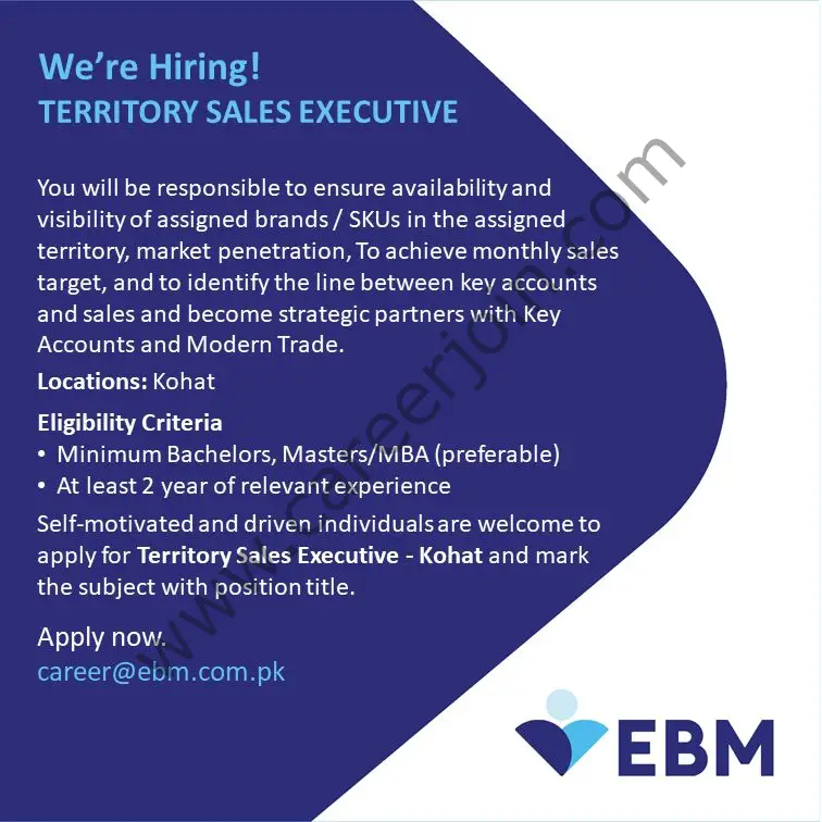 English Biscuits Manufactures Pvt Ltd EBM Jobs Territory Sales Executive 01