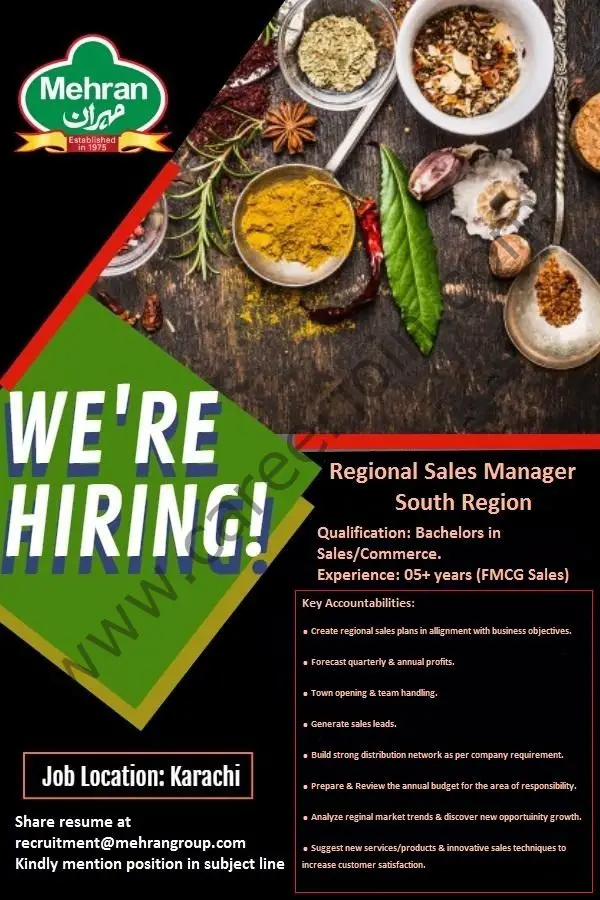 Mezan Group Jobs Regional Sales Manager 01