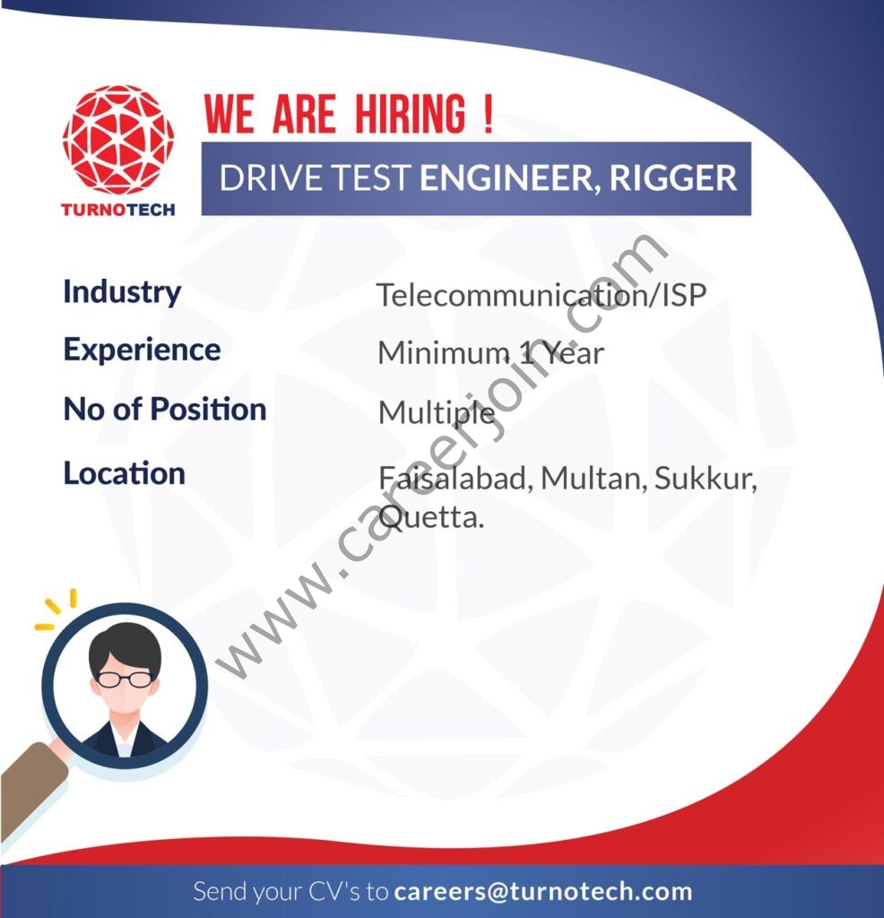 Turnotech Inc Jobs Drive Test Engineer Rigger 01