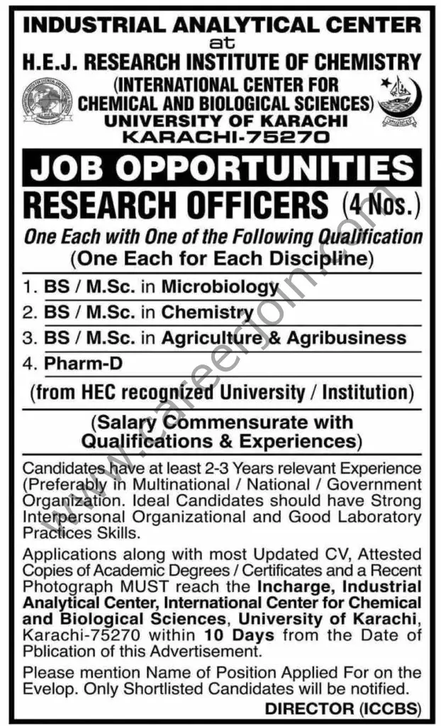 University Of Karachi Jobs 07 November 2021 Dawn 01