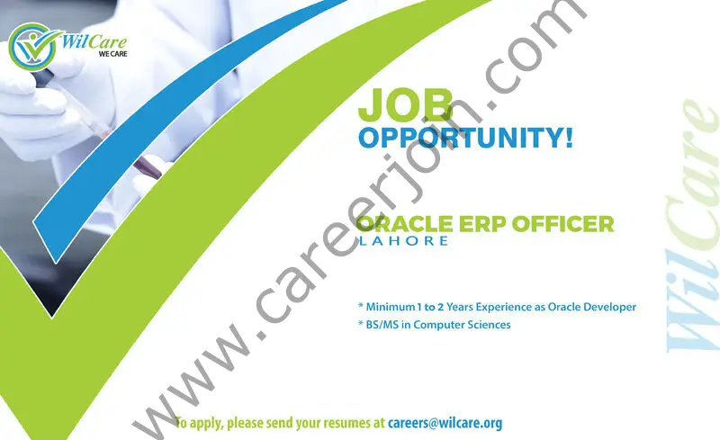 Wilcare Pakistan Jobs Oracle ERP Officer 01
