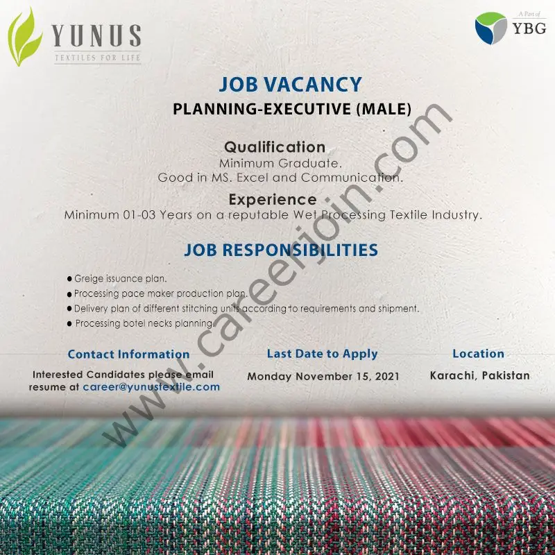 Yunus Textile Mills Jobs November 2021 02