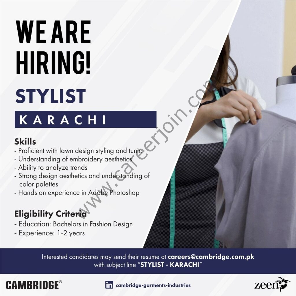 Cambridge Garments Pvt Ltd Jobs December 2021 02