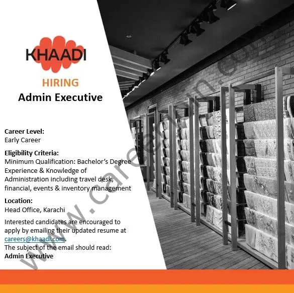 Khaadi SMC Pvt Ltd Jobs December 2021 02