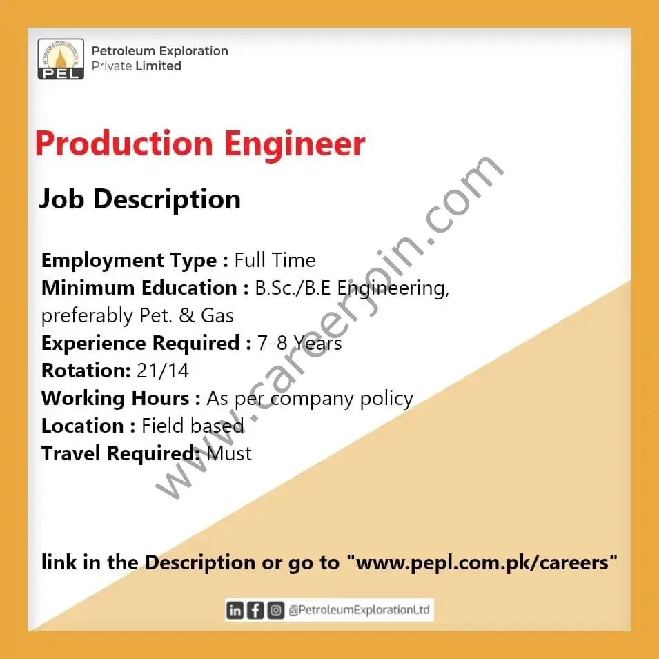 Petroleum Exploration Pvt Limited PEL Jobs December 2021 04