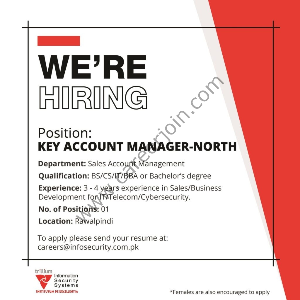 Trillium Information Security Systems Jobs Key Account Manager 01