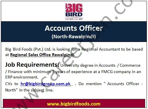 BigBird Group Jobs Accounts Officer 01