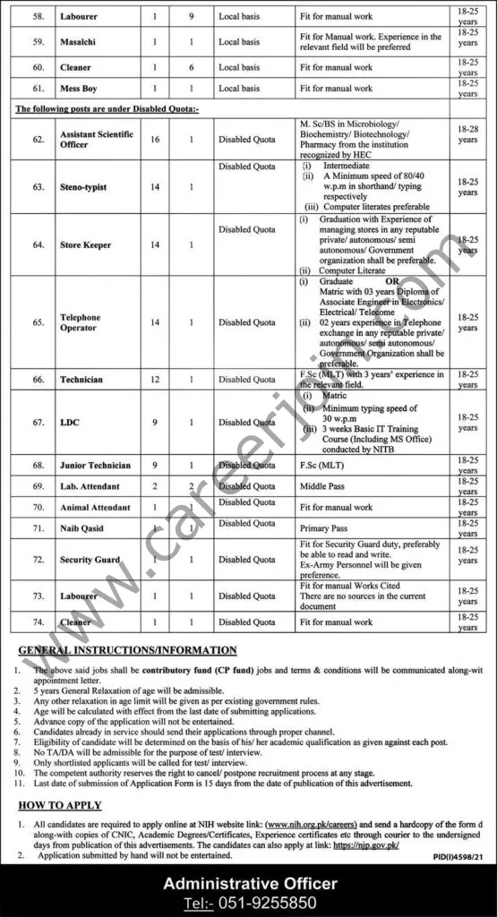 National Institute Of Health NIH Jobs 09 January 2022 Express 01