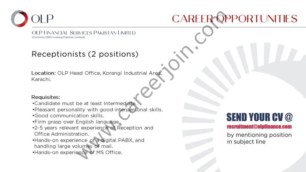 OLP Financial Services Pakistan Limited Jobs Janaury 2022 05