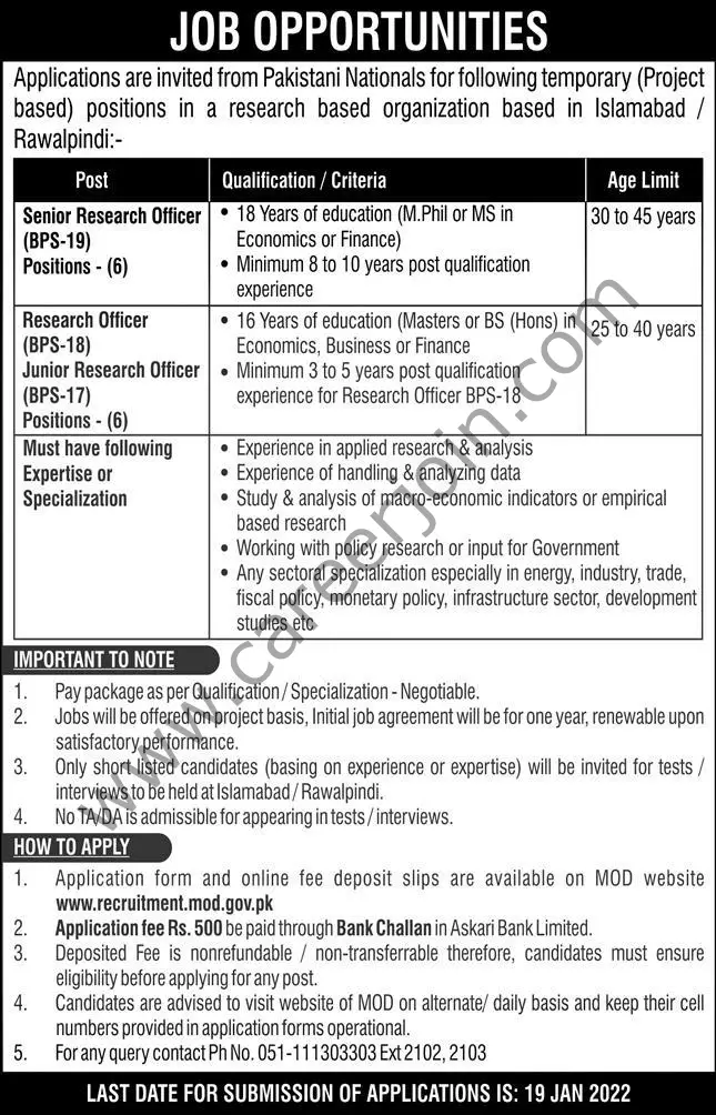 Research Based Organization Jobs 09 January 2022 Express