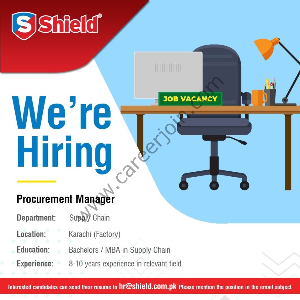 Shield Corporation Limited Jobs Procurement Manager 01
